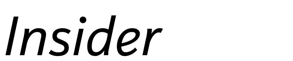 Insider font family download free