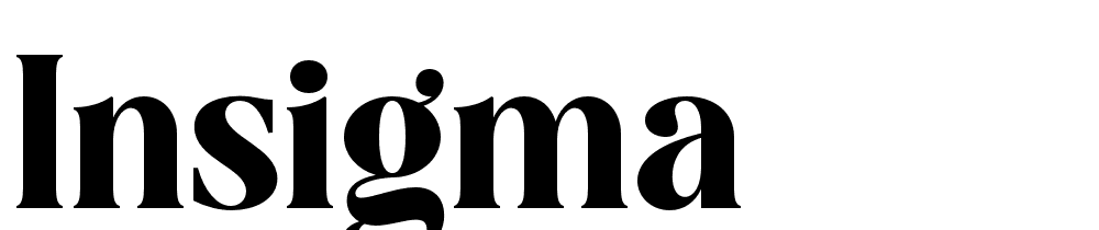 Insigma font family download free