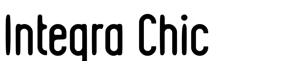 Integra-Chic font family download free