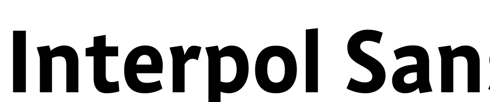 Interpol-Sans-Bold font family download free