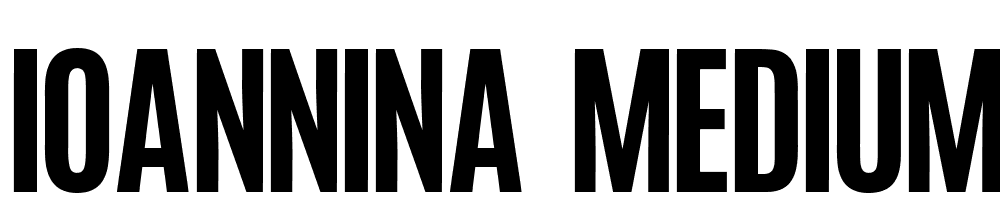 Ioannina-Medium font family download free