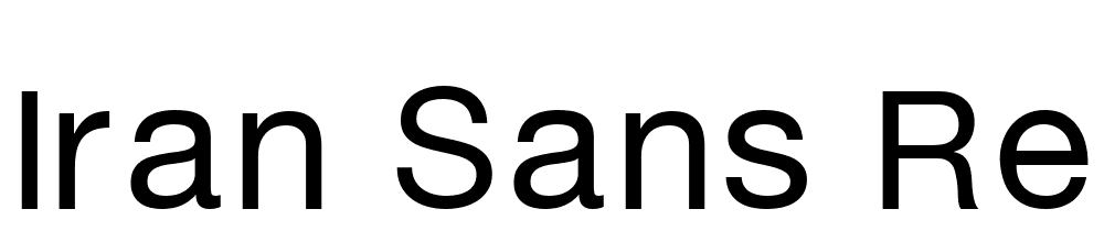 IRAN-Sans-Regular font family download free