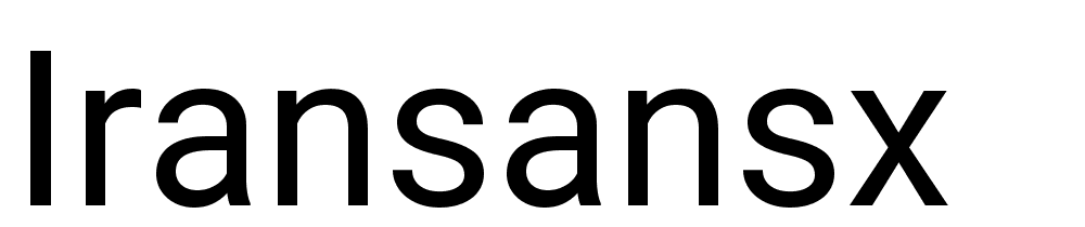 iransansx font family download free