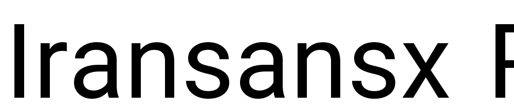 IRANSansX-Regular font family download free