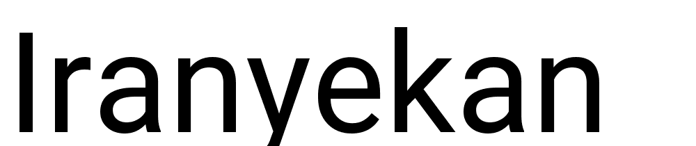 IRANYekan font family download free