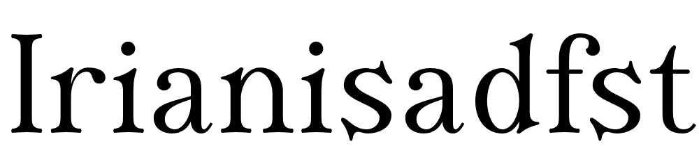 IrianisADFStd-Regular font family download free