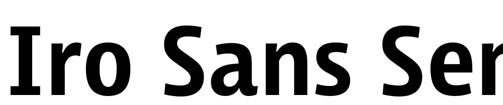 Iro-Sans-Semibold font family download free