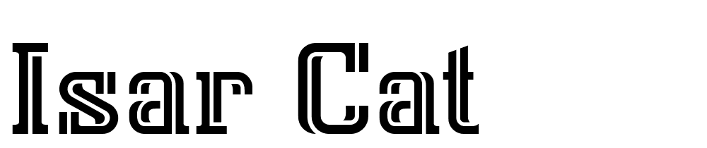 Isar-CAT font family download free