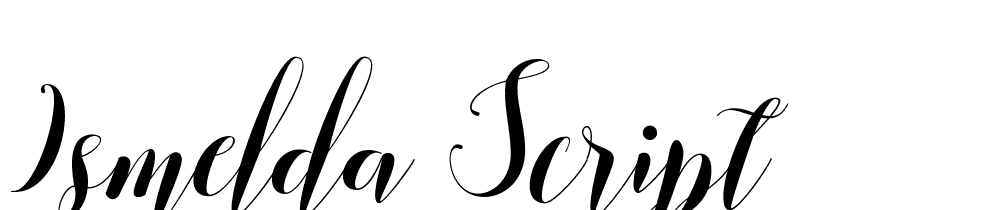 ismelda-script font family download free