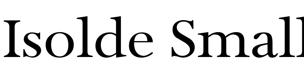 isolde-smallcaps font family download free