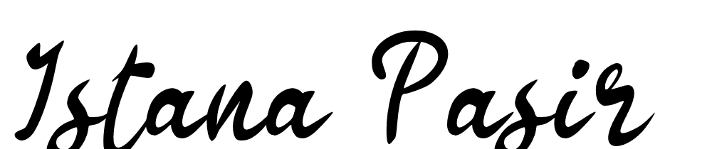 Istana-Pasir font family download free