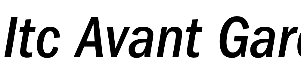 ITC Avant Garde Pro Bk font family download free