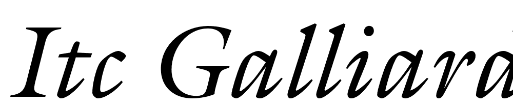 ITC-Galliard-Italic font family download free