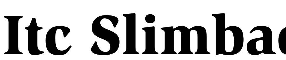 ITC-Slimbach-Std-Black font family download free