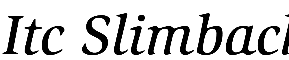 ITC-Slimbach-Std-Medium-Italic font family download free