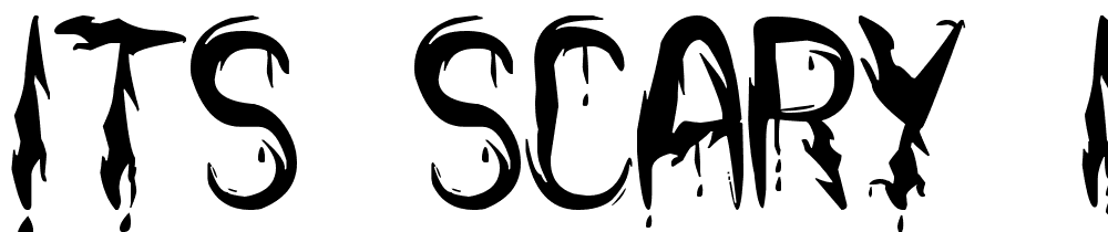 its-Scary-Now-St font family download free