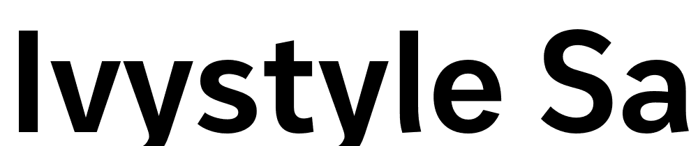 IvyStyle-Sans-SemiBold font family download free