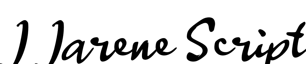 j-jarene-script font family download free