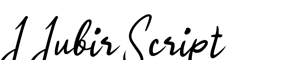 j-jubir-script font family download free