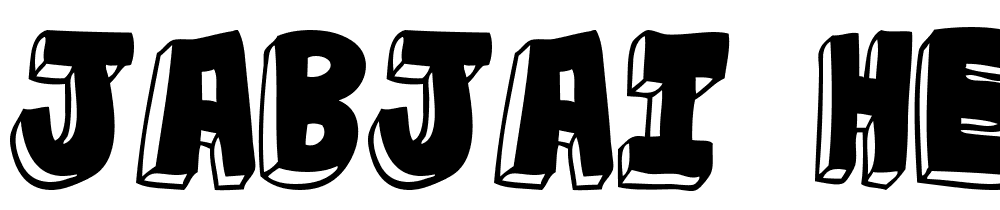 jabjai-Heavy font family download free