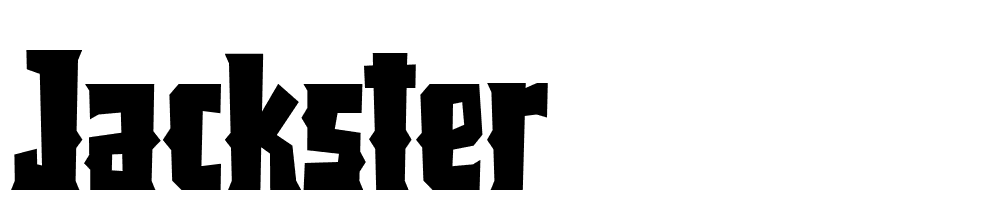 Jackster font family download free