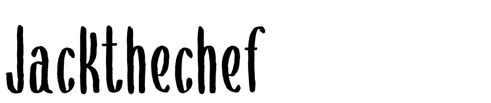 Jackthechef font family download free