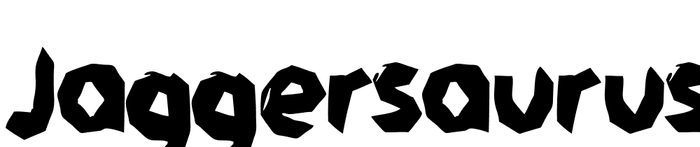 jaggersaurus font family download free