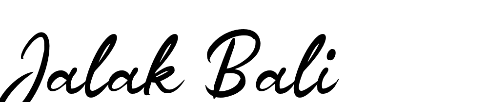 Jalak-Bali font family download free