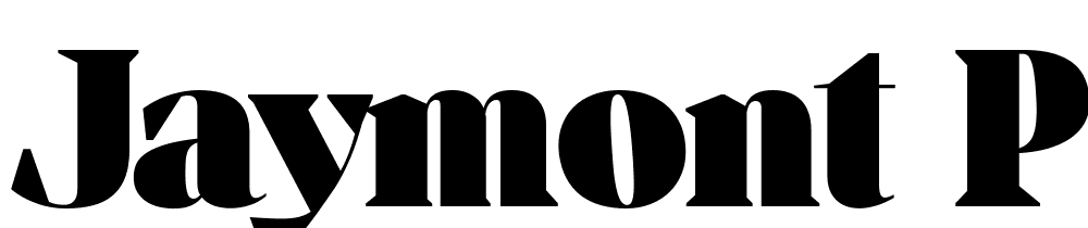 Jaymont-PERSONAL-Black font family download free