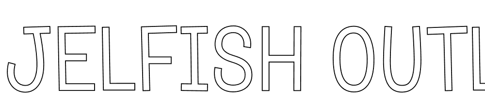 Jelfish-Outline font family download free