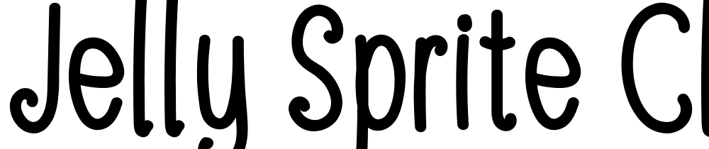 Jelly-Sprite-Club font family download free