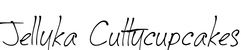 Jellyka-CuttyCupcakes font family download free