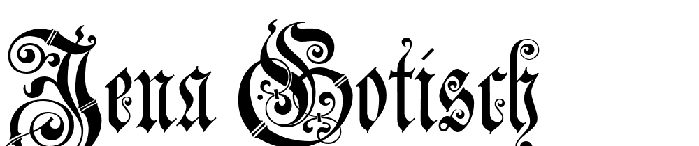 jena-gotisch font family download free
