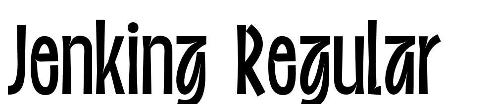 Jenking-Regular font family download free