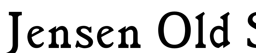 Jensen Old Style font family download free