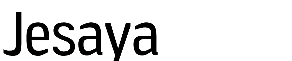 jesaya font family download free