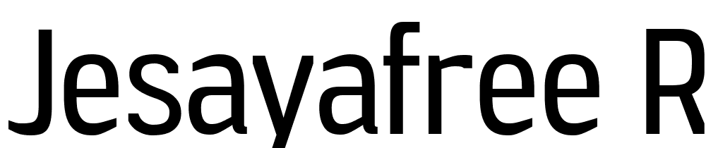 JesayaFree-Regular font family download free