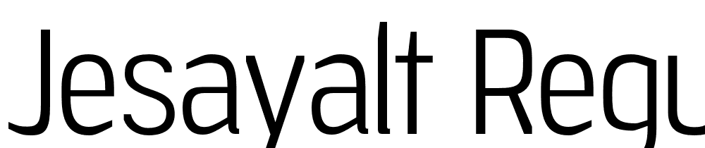 JesayaLt-Regular font family download free