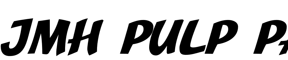 JMH-Pulp-Paperback-Bold font family download free