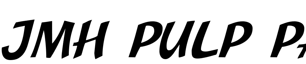 JMH-Pulp-Paperback-Regular font family download free