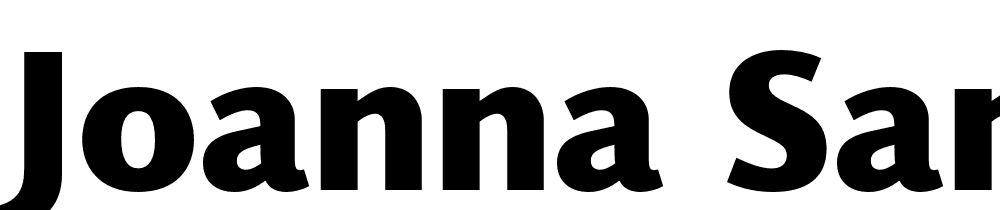 Joanna-Sans-Nova-Black font family download free