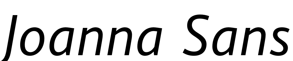 Joanna-Sans-Nova-Italic font family download free