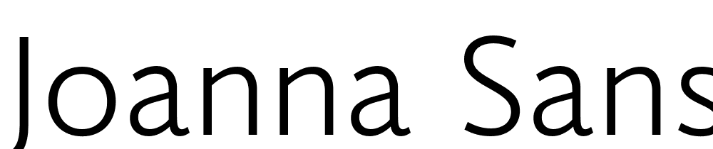 Joanna-Sans-Nova-Light font family download free