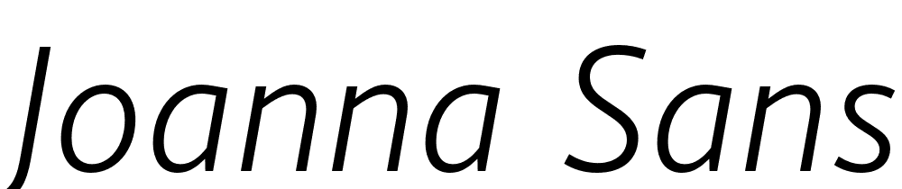 Joanna-Sans-Nova-Light-Italic font family download free