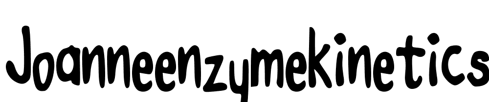 joanneenzymekinetics font family download free