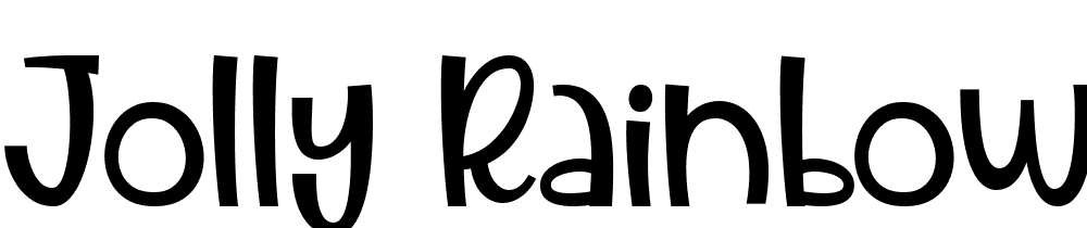 jolly_rainbow font family download free