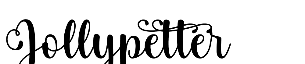 Jollypetter font family download free