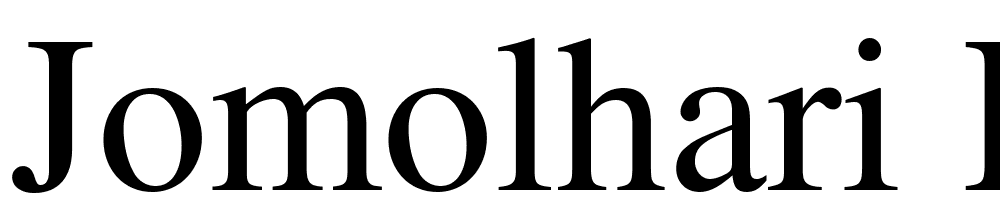 Jomolhari-Regular font family download free