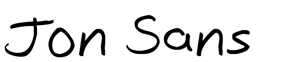 Jon_Sans font family download free