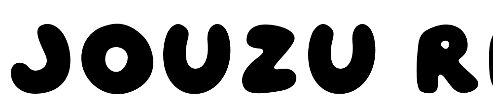 Jouzu-Regular font family download free